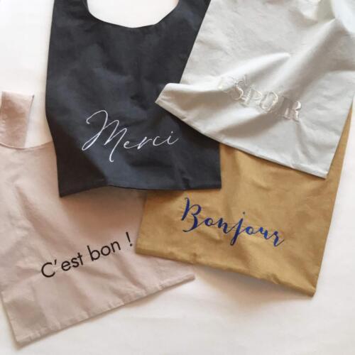 レタリングエコバッグ